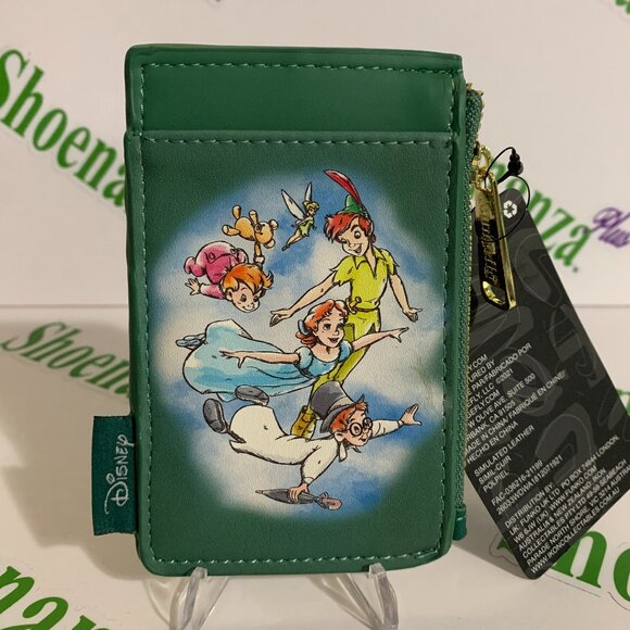 Loungefly Cardholder Disney Peter Pan Watercolor Portrait Card Holder Wallet - Picture 1 of 4
